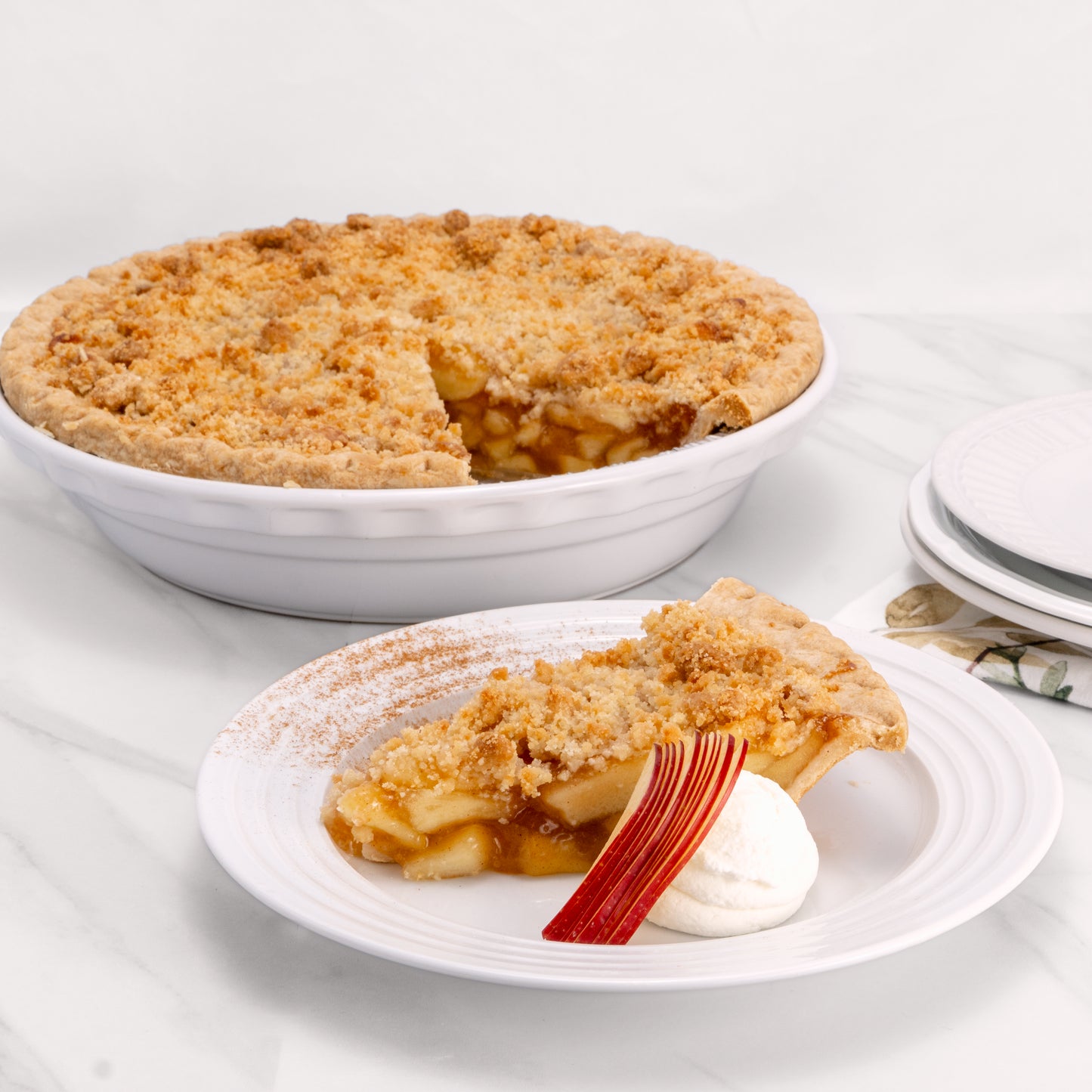 Apple Crumb Pie