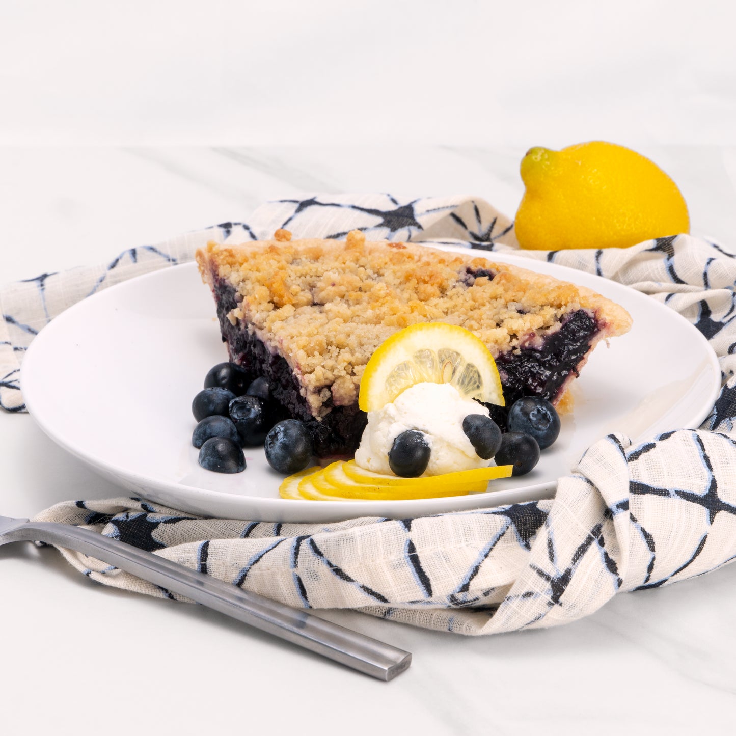 Blueberry Lemon Vodka Pie